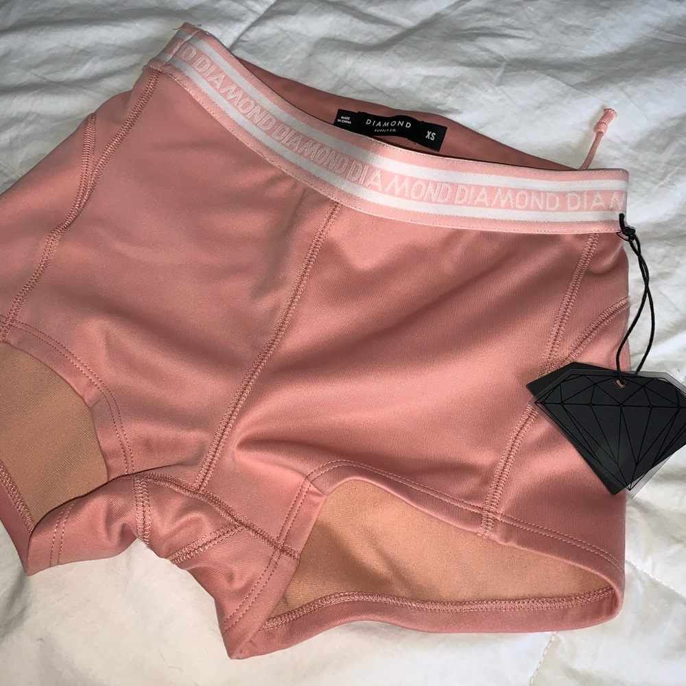 Diamond Supply Pink Shorts XS